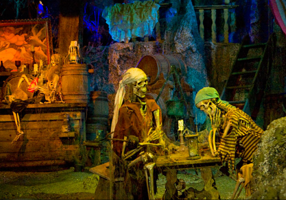 Pirates of the Caribbean Disneyland - Skeletons