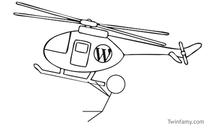 Twinfamy WordPress Helicopter
